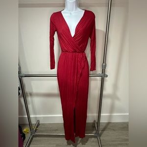 Sexy, red long maxi dress